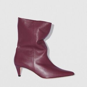 By far sz 9 LYSANDER ROSEWOOD LAMI NAPPA LEATHER Leather Ankle Boots